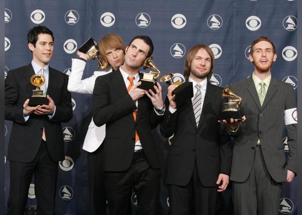 Maroon 5 and Ray Charles beat Kanye West
